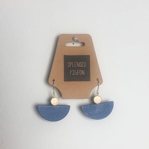 Modern Half Circle Earrings