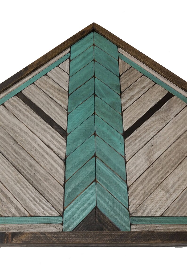 2 Triangle wall panels. 45X22.5 Etsy
