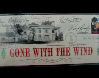 Gone with the Wind Signed Stamped Envelope Autograph