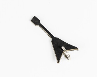 Electric Guitar Key Chain/ Key Fob