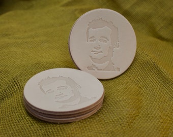 Bill Murray Leather Coasters