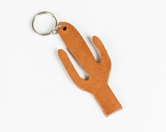 Cactus Cutout Key Chain/ Key Fob