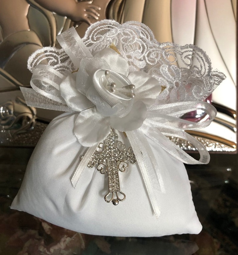 Italian Communion Favors Bomboniere W/t Cross Pendant baptism Etsy