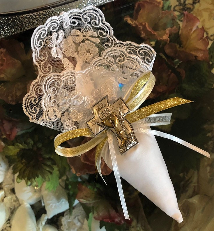 Italian Communion Favors Bomboniere w/t cross pin Baptism Etsy