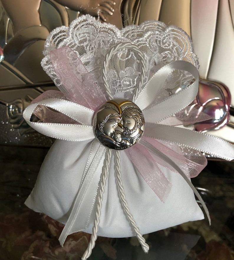 Italian Communion Favors Bomboniere W/t Silver Pin baptism Etsy