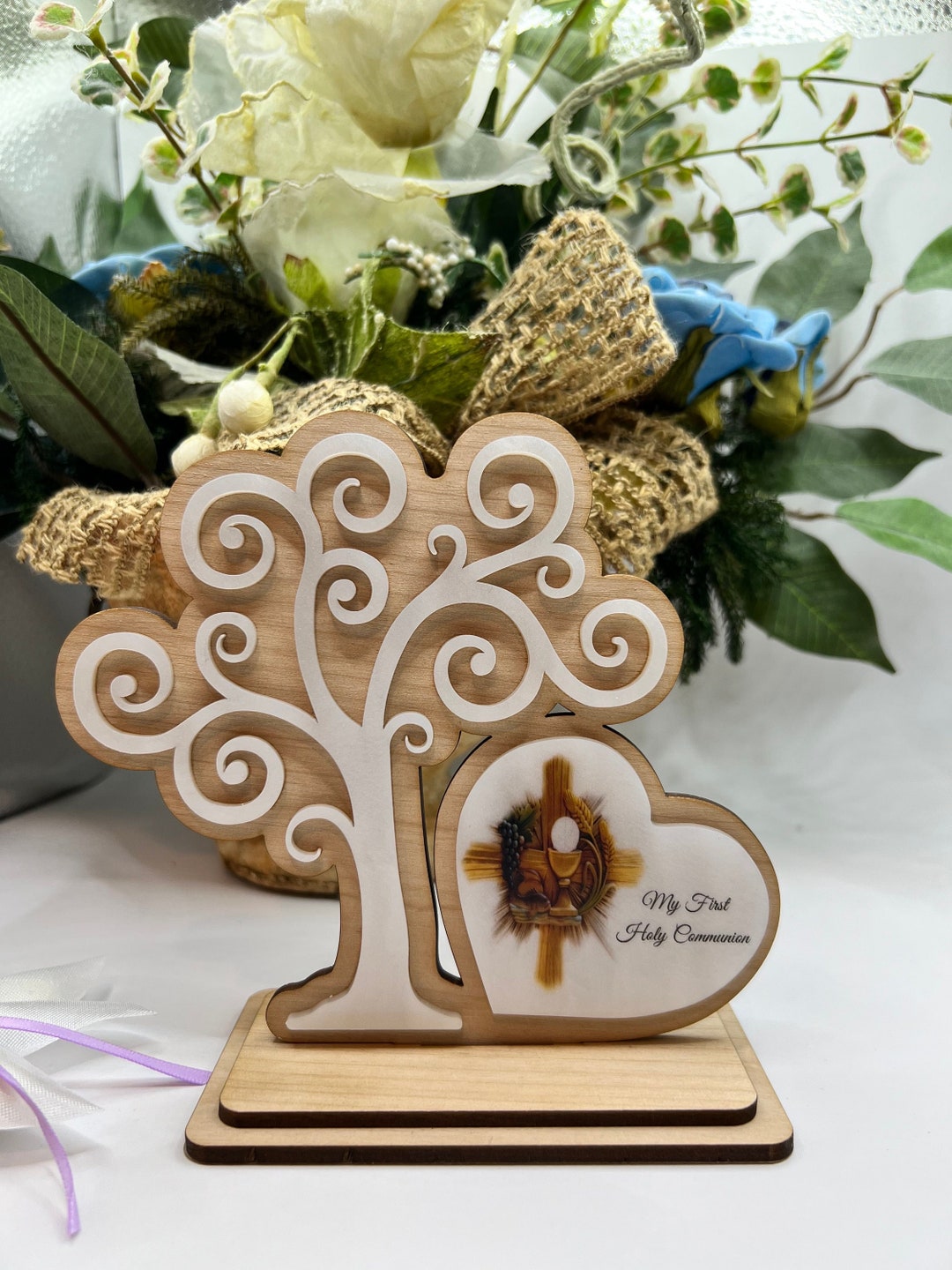 Personalized Tree of Life Italian First Communion Favors, Tree of Life ...