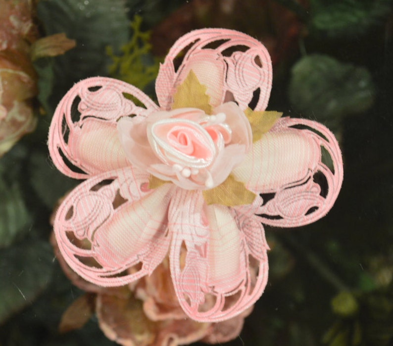 LOT OF 10 Confetti Flower Pink Almond Favors Bomboniere Etsy