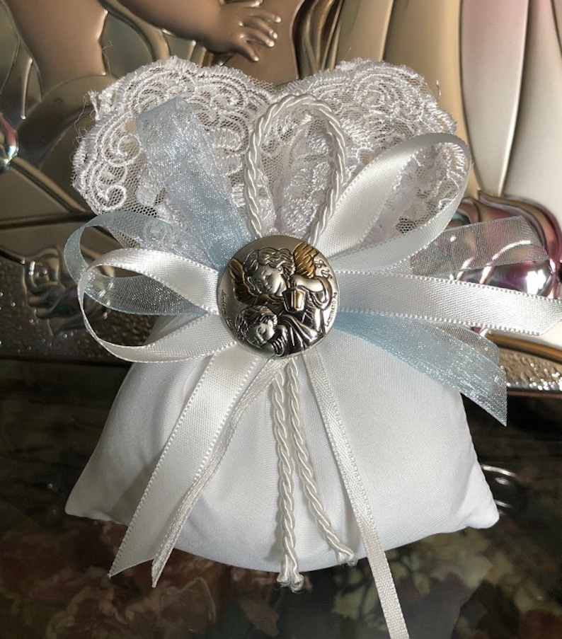 Italian Communion Favors Bomboniere W/t Silver Pin baptism Etsy