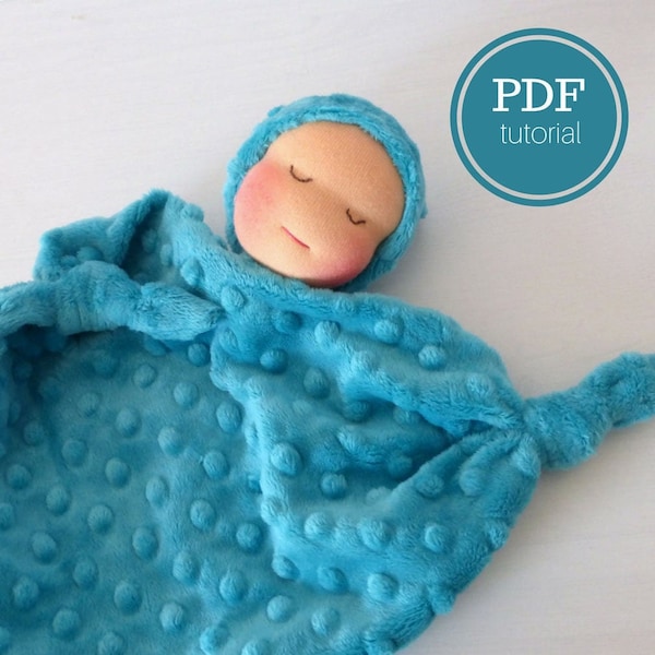 waldorf doll pattern pdf, instant download, doll making tutorial, diy doll, natural baby, soft toy pattern, how to handmade doll