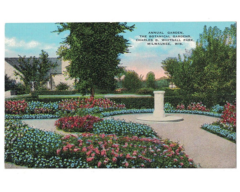 1930s Wi Travel Home State Decor Boerner Botanical Gardens