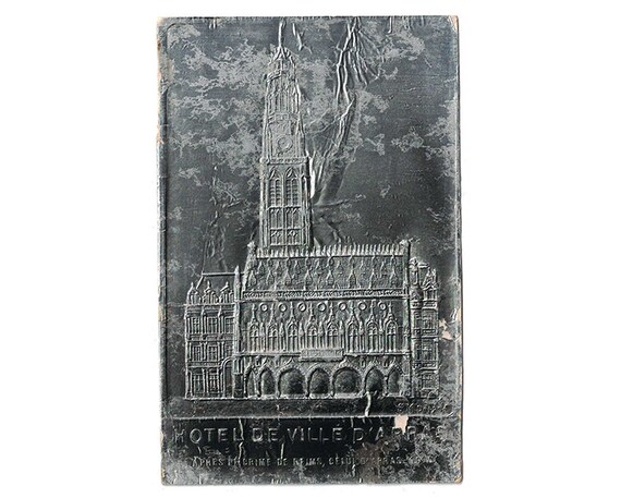 Hotel De Ville Pas De Calais Arras France Antique Postcard 16th Century French Architecture Belfry Town Hall Travel Gift For A Friend - 
