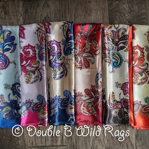 Wild Rag BARGAIN DISCOUNT Floral Paisley Bandana Cowboy Western Neck Scarf by Double B Wild Rags