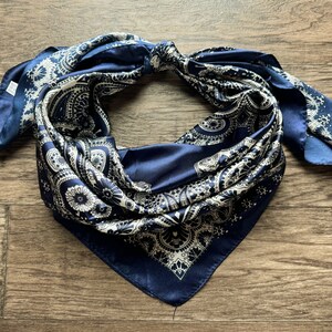 Wild Rag BARGAIN CORNER Vintage Paisley Bandana Print Cowboy Western ...