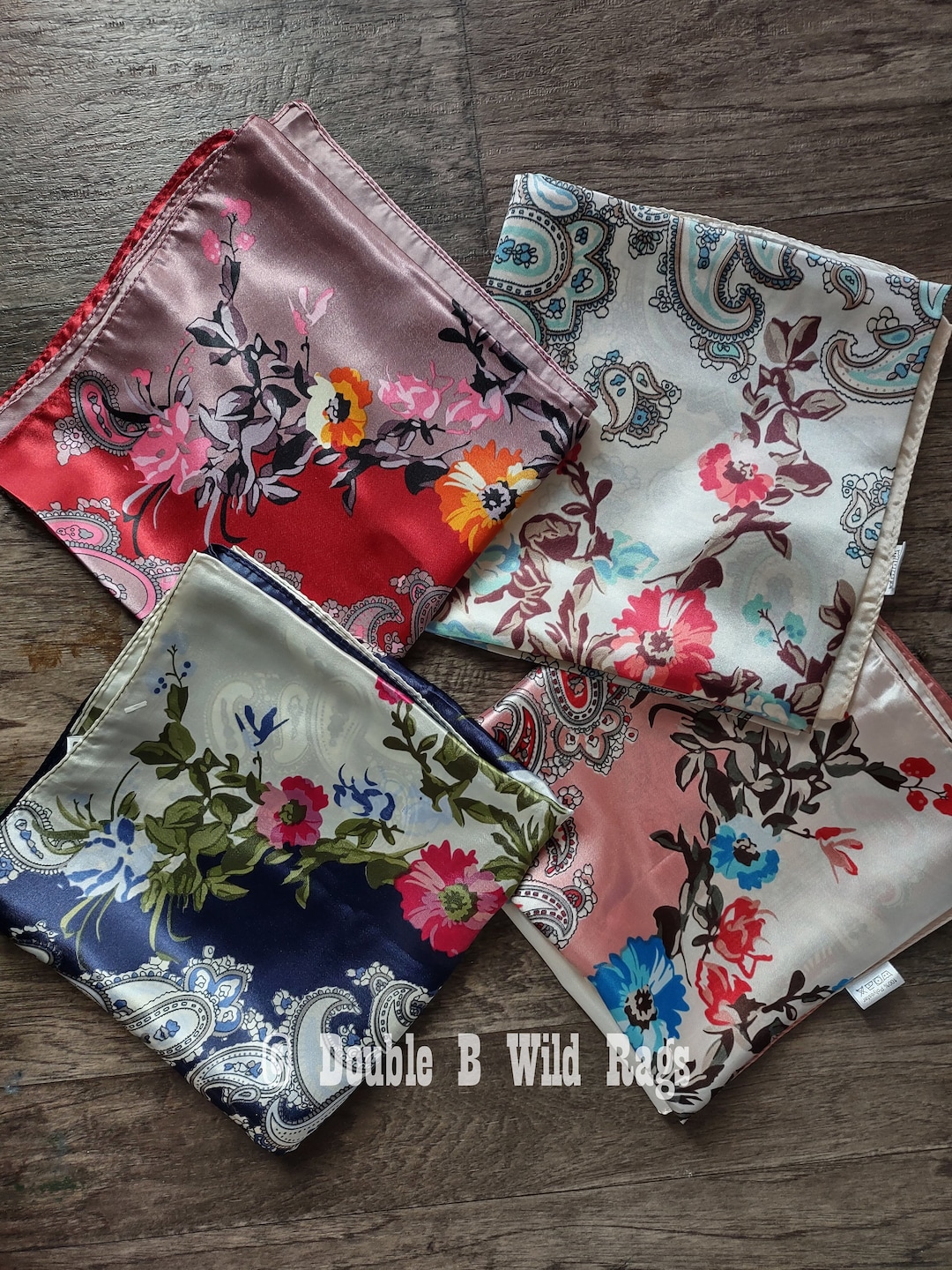 Wild Rag BARGAIN CORNER Classic Paisley and Floral Cowboy Western Neck ...