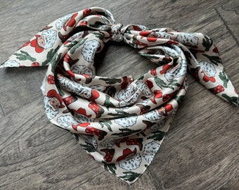 100% zijden wilde lap kerstman, cactus en laarzen van Double B Wild Rags