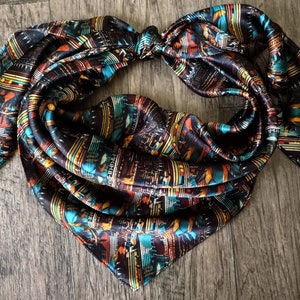 Wild Rags 100% SEIDE Seed Bead Native Style Cowboy Western Halstuch Bandana von Double B Wild Rags