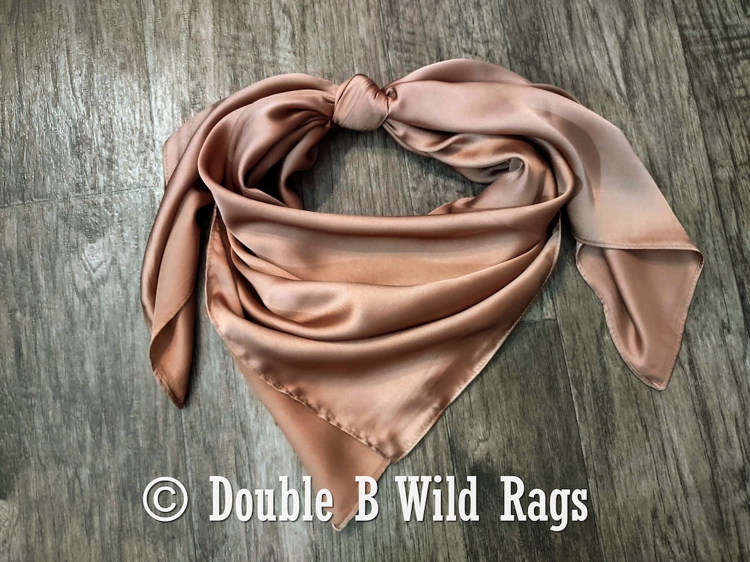 Cowboy Neck Rags Wild Rag Light Sandalwood Brown Cowboy Western Neck Scarf Bandanna ...