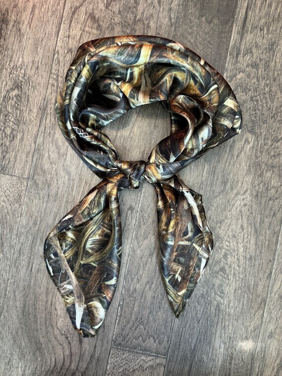 Camouflage silk scarf deals