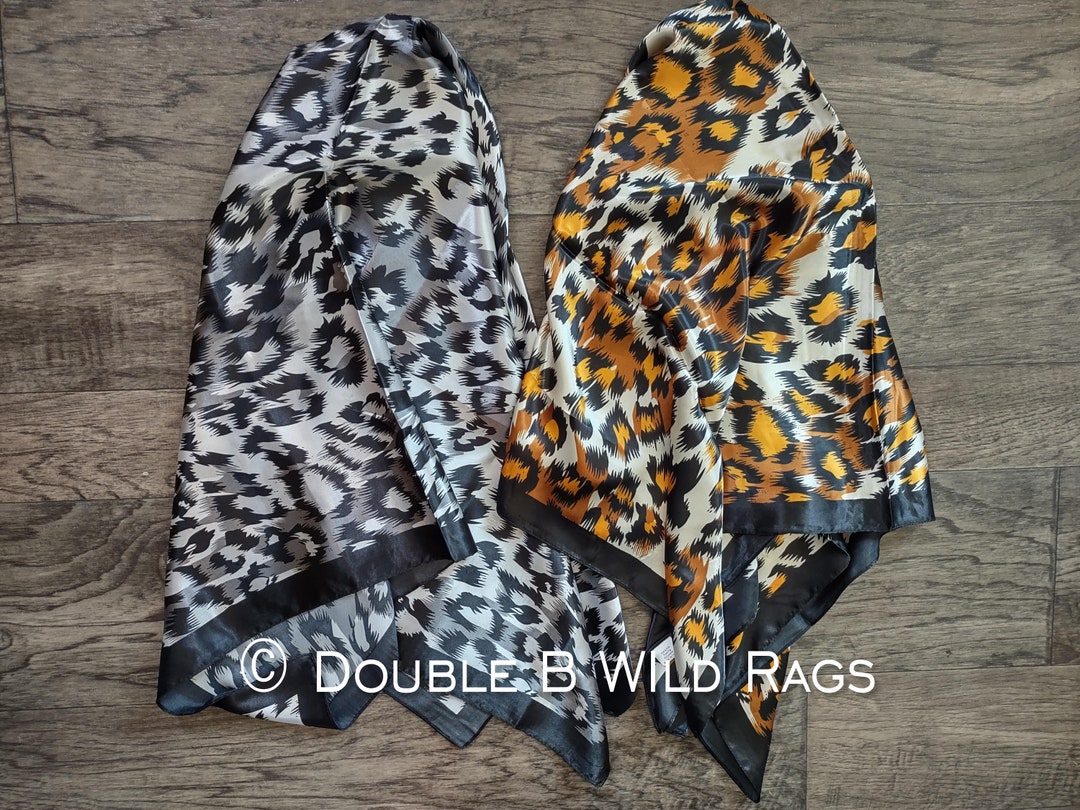 Wild Rag BARGAIN CORNER Leopard Pattern ANIMAL 420 Cowboy Western Neck ...