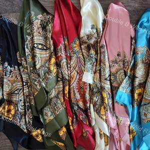 Wild Rag BARGAIN CORNER Gold Paisley Cowboy Western Neck Scarf Bandanna ...