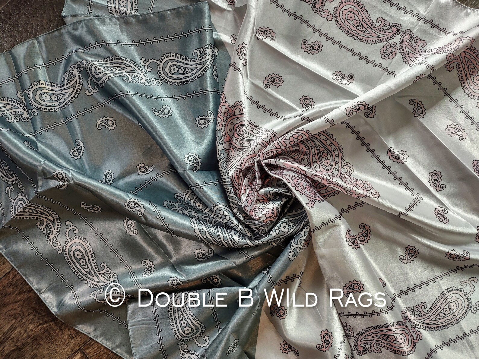 Wild Rag BARGAIN CORNER PAISLEY 137 Pastel Dusty Pink or Green - Etsy
