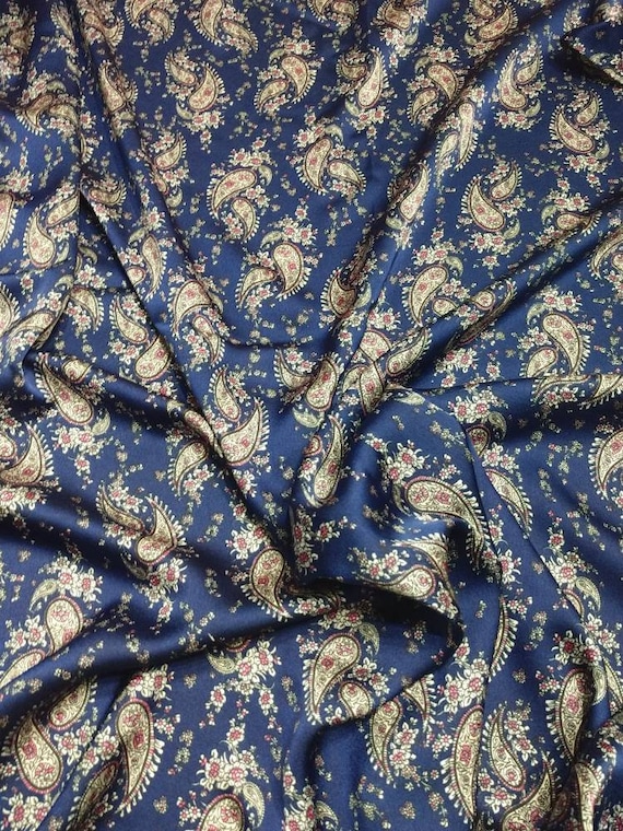 Foulard Oblong Western Bandana Wild Horse - Brique, Bleu Marine, Ivoire - Neuf