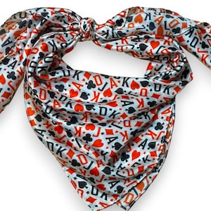 Wild Rag Kasino Spielkarten Cowboy-Schal von Double B Wild Rags