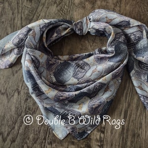 Wild Rag Rodeo Gürtelschnalle &quot;Hey Champ&quot; MISC 423 Cowboy Western Halstuch Bandana von Double B Wild Rags