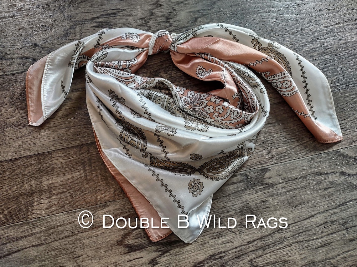 Wild Rag BARGAIN CORNER PAISLEY 137 Pastel Dusty Pink or Green - Etsy