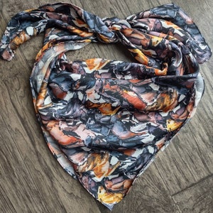 Wild Rag watercolor running wild horses Cowboy Western Neck Scarf Bandanna by Double B Wild Rags