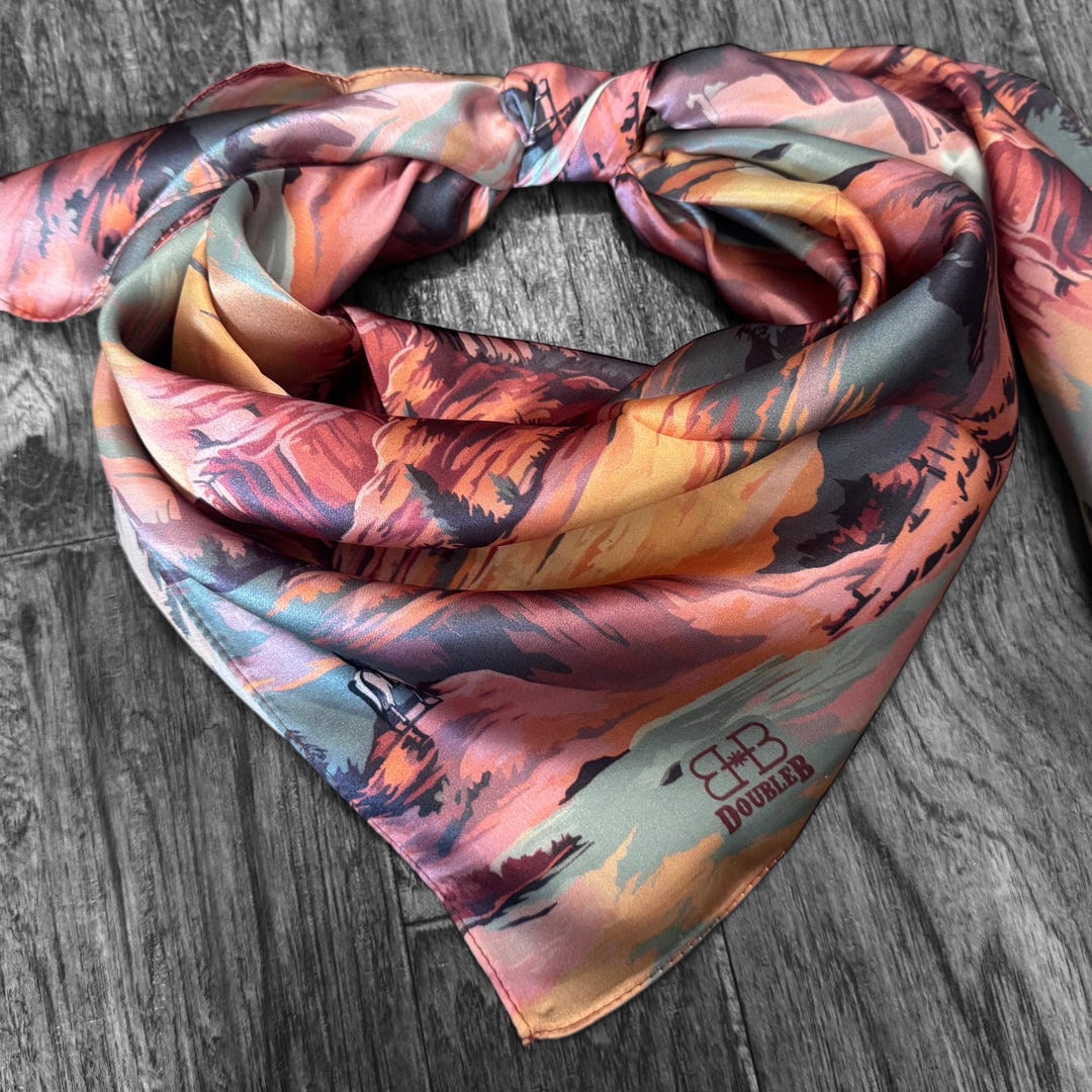 Wild Rag Native 100% Silk Wild Rag Color Pop Western Desert by Double B Wild Rags - Etsy