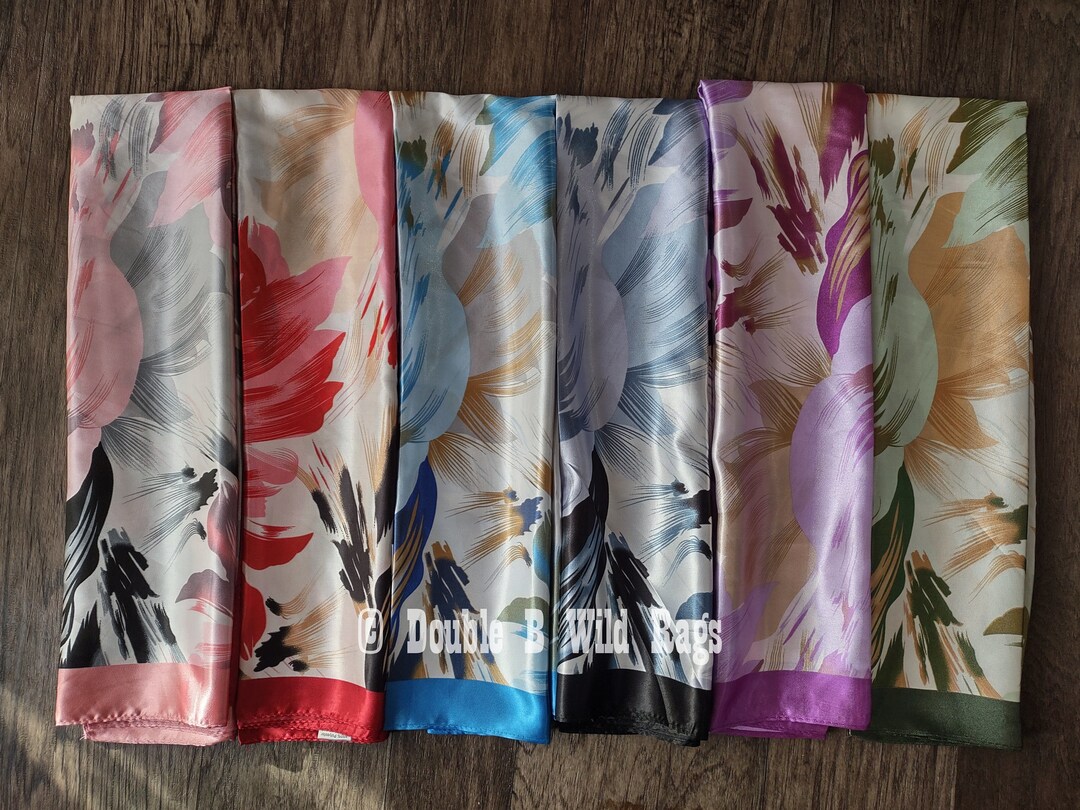 Wild Rag BARGAIN CORNER Abstract Floral Cowboy Western Neck Scarf by ...