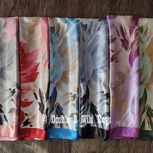 Wild Rag BARGAIN CORNER Abstract Floral Cowboy Western Neck Scarf by Double B Wild Rags