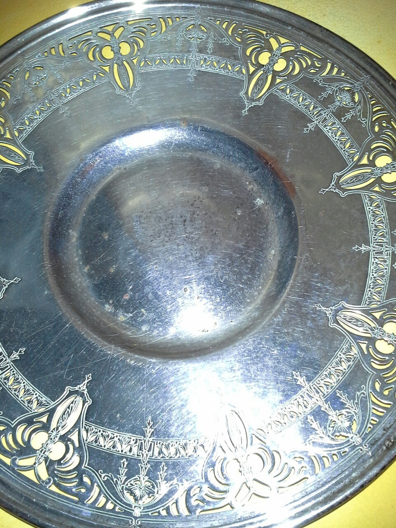 Benedict Plate 671 Vintage Silver Platter Etsy