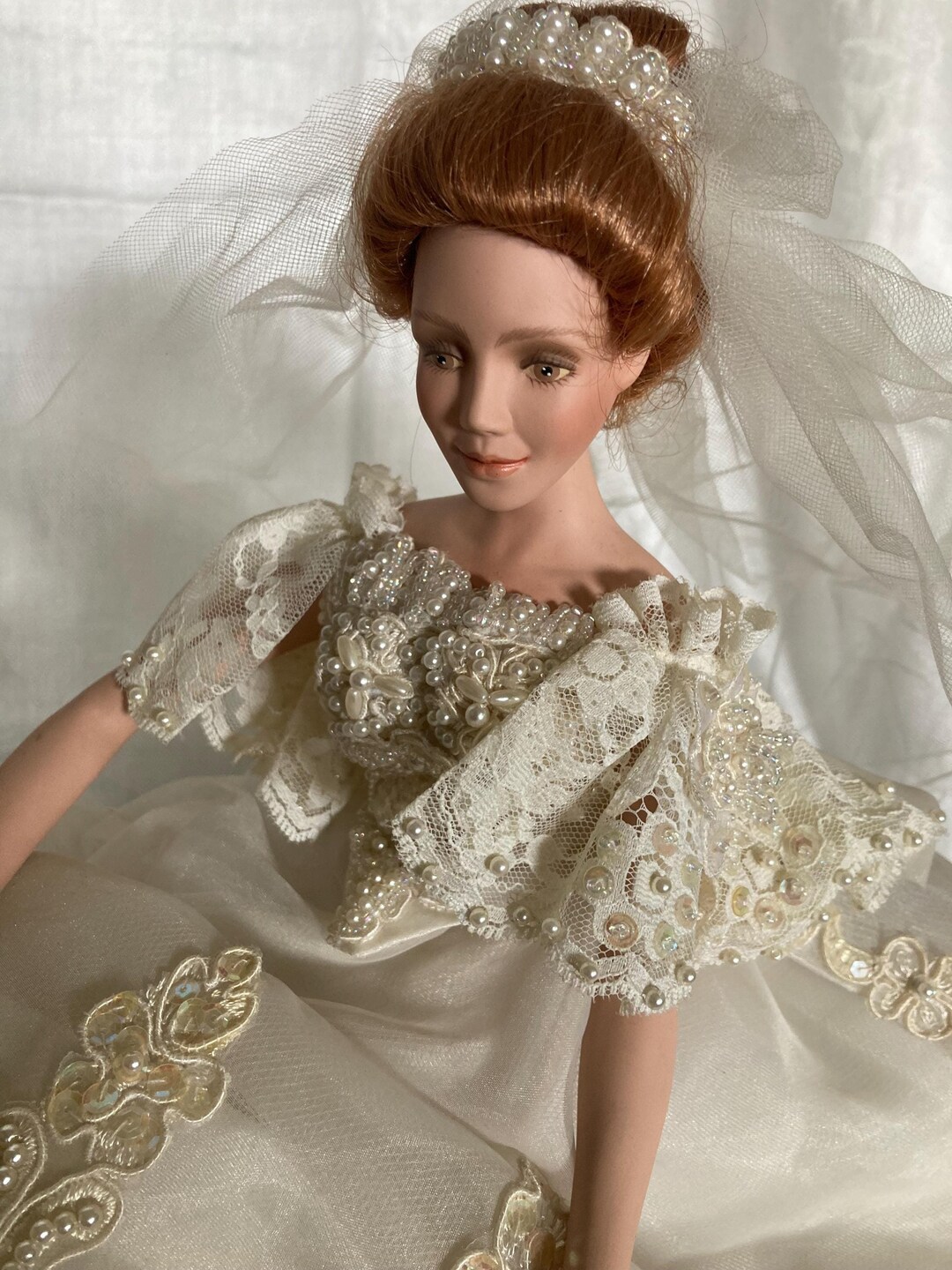 Barbie Signature Queen Elizabeth II Portrait Doll Chair - Green Satin  Throne Replica From Windsor Castle High-quality Baby
