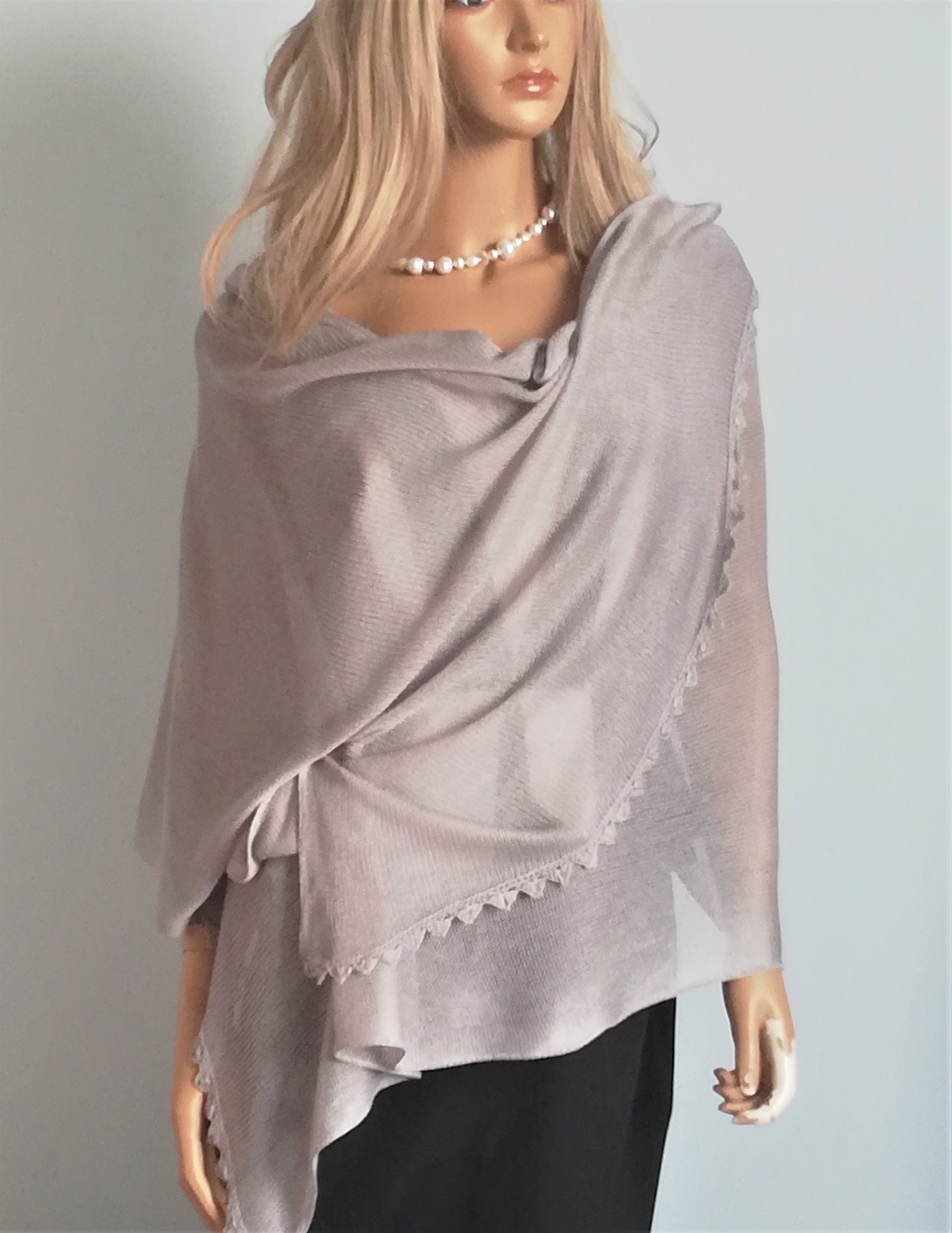 Écharpe Châle En Lin Pur Pour Femmes Léger Et Fin Glands écharpes Enveloppements Mode Longue Foulard Printemps été (couleur : Vert Foncé, Taille : 55 X 180 Cm