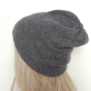 Gray Hat,Cashmere Wool Hat,Gray Beanie,Winter Hat ,Knitted Caps,Knitted Hat,Knitted Cap,Handmade Hat,Cashmere wool Beanie,Gray Winter Hat