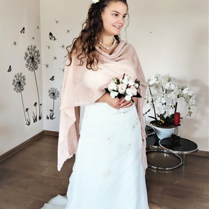 Brautstola Kaschmir Beige Beige,Braune Brautstola,Braune Brautstola, Brautstola, gestrickt,Hochzeitsschal, Angora Wrap, Kaschmirwolle