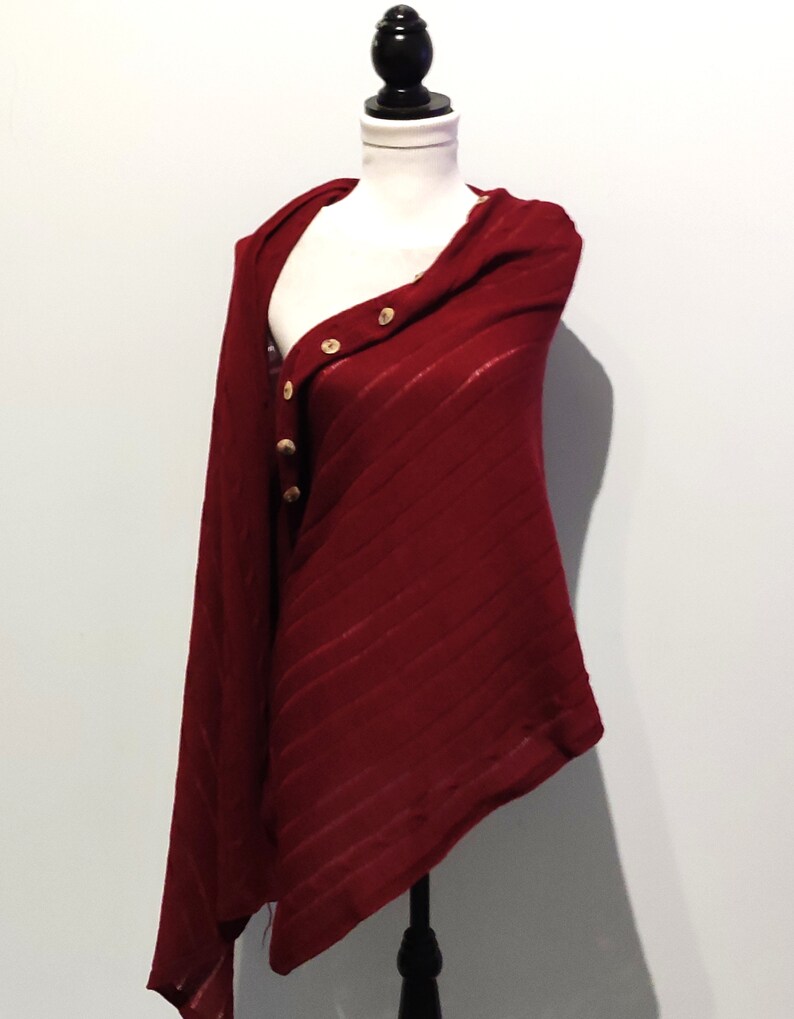 wool shawl poncho