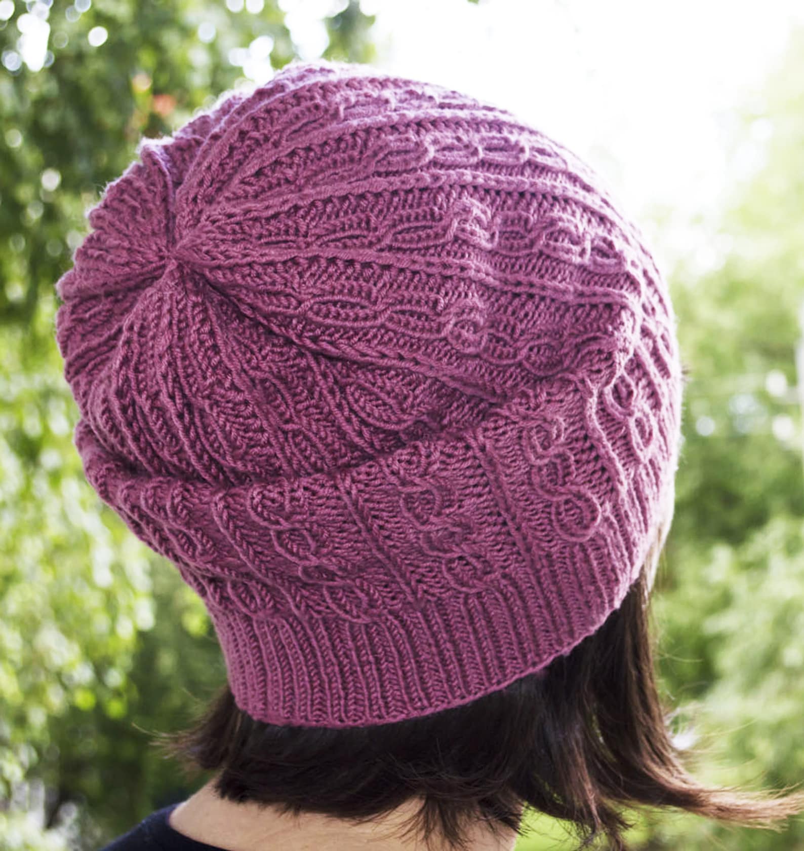 Loose knitting beanie Gable knit beanie for women Slouchy Etsy
