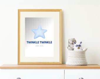 Twinkle Twinkle Little Star Nursery Wall Art Printable