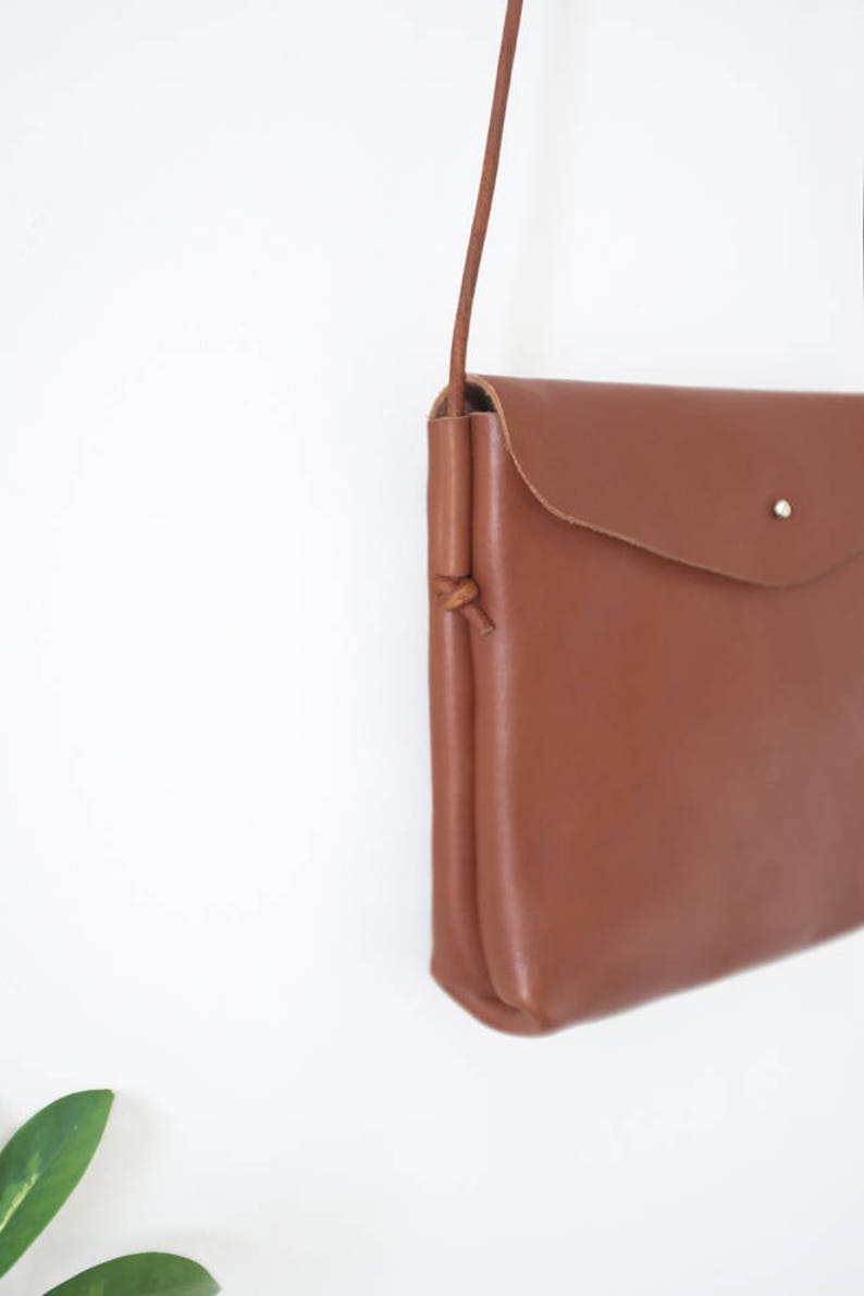 Large Crossbody Bag brown leather shoulder bag Etsy