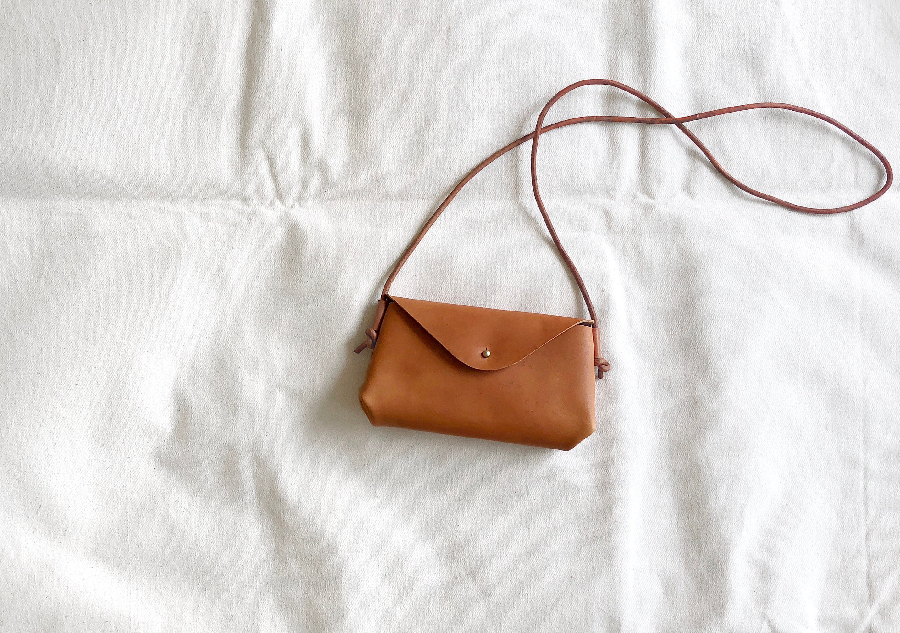 SECONDS SALE Small Envelope Crossbody Bag minimal leather Etsy