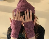 Hausgemachte gewebte Wolle fingerlose Handschuhe vorgenommenen hausgemachte fingerlose Handschuhe Hand wolle Fäustlinge wolle Handschuhe Pullover Fäustlinge hausgemachte Elemente