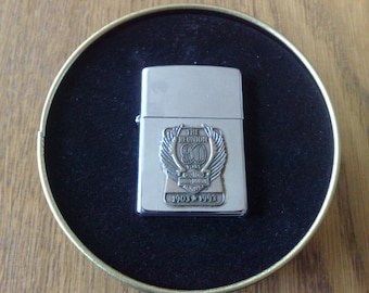 Vintage ZIPPO Lighter Harley Davidson 90th Anniversary Boxed.