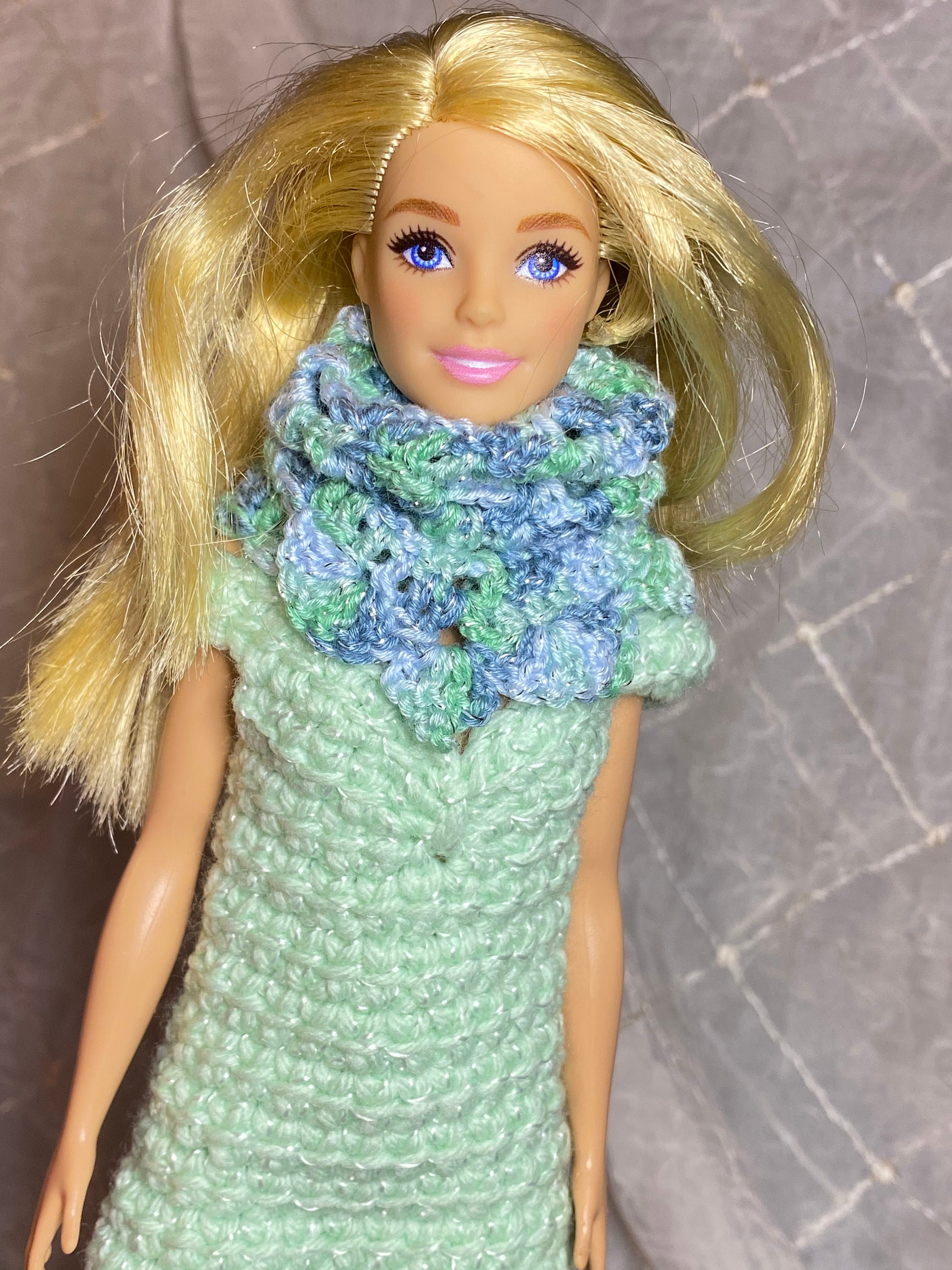 Barbie Doll Shawl scarf Etsy