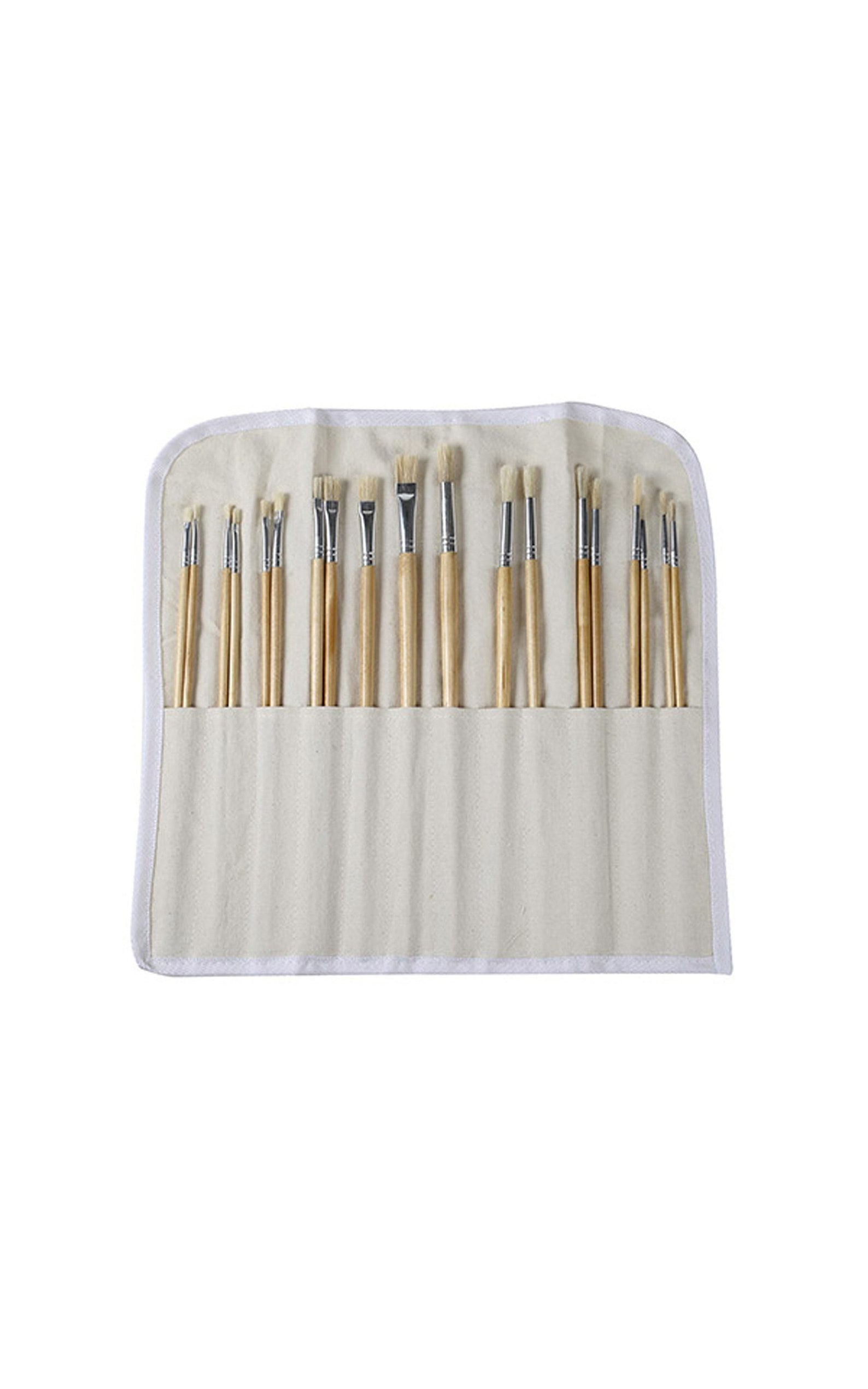 Artist's Loft 20pc. Natural Bristle Long Handle Brush Set Etsy