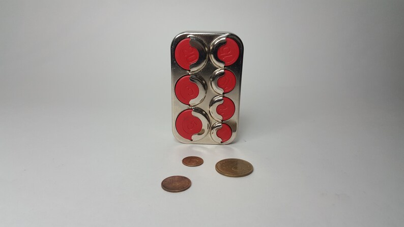 Made in the USSR in the early 70s. Vintage soviet purse box coin storage