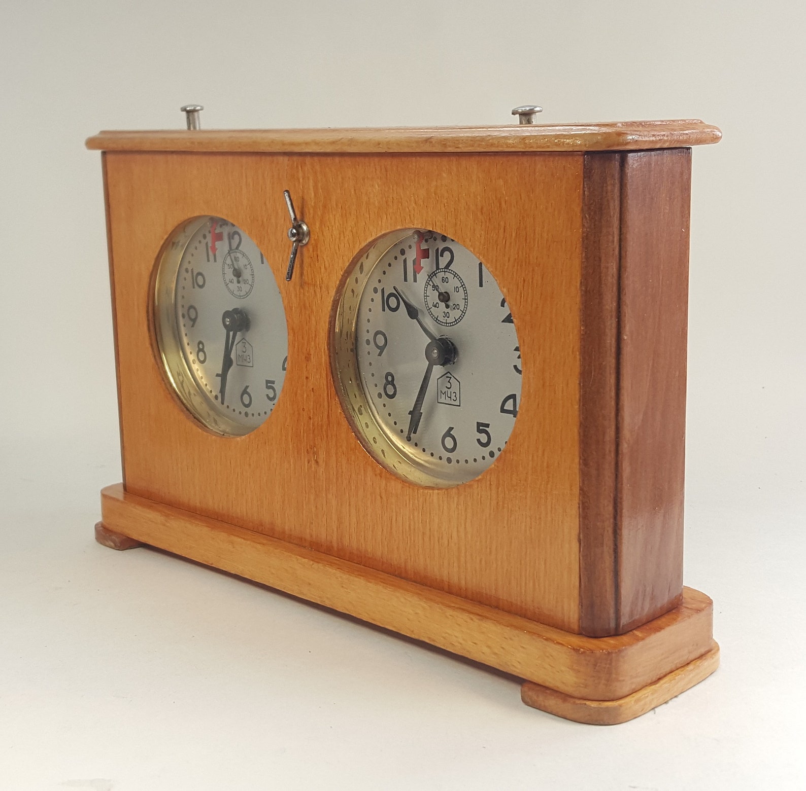 Legendary vintage Russian Chess Tournament Mechanical Clock Etsy