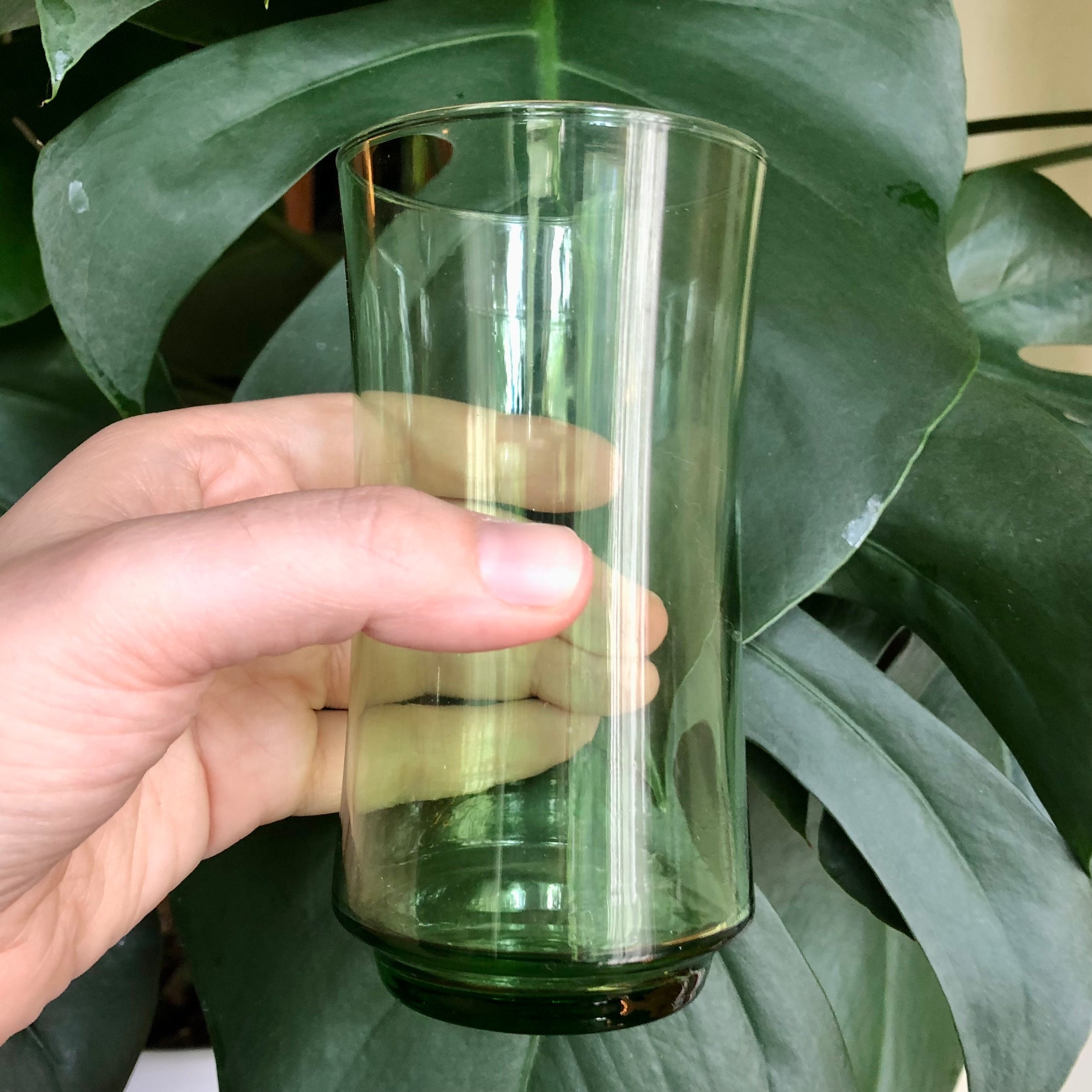 Vintage Libbey Belaire Lime Green Glasses Drinking Glasses Etsy